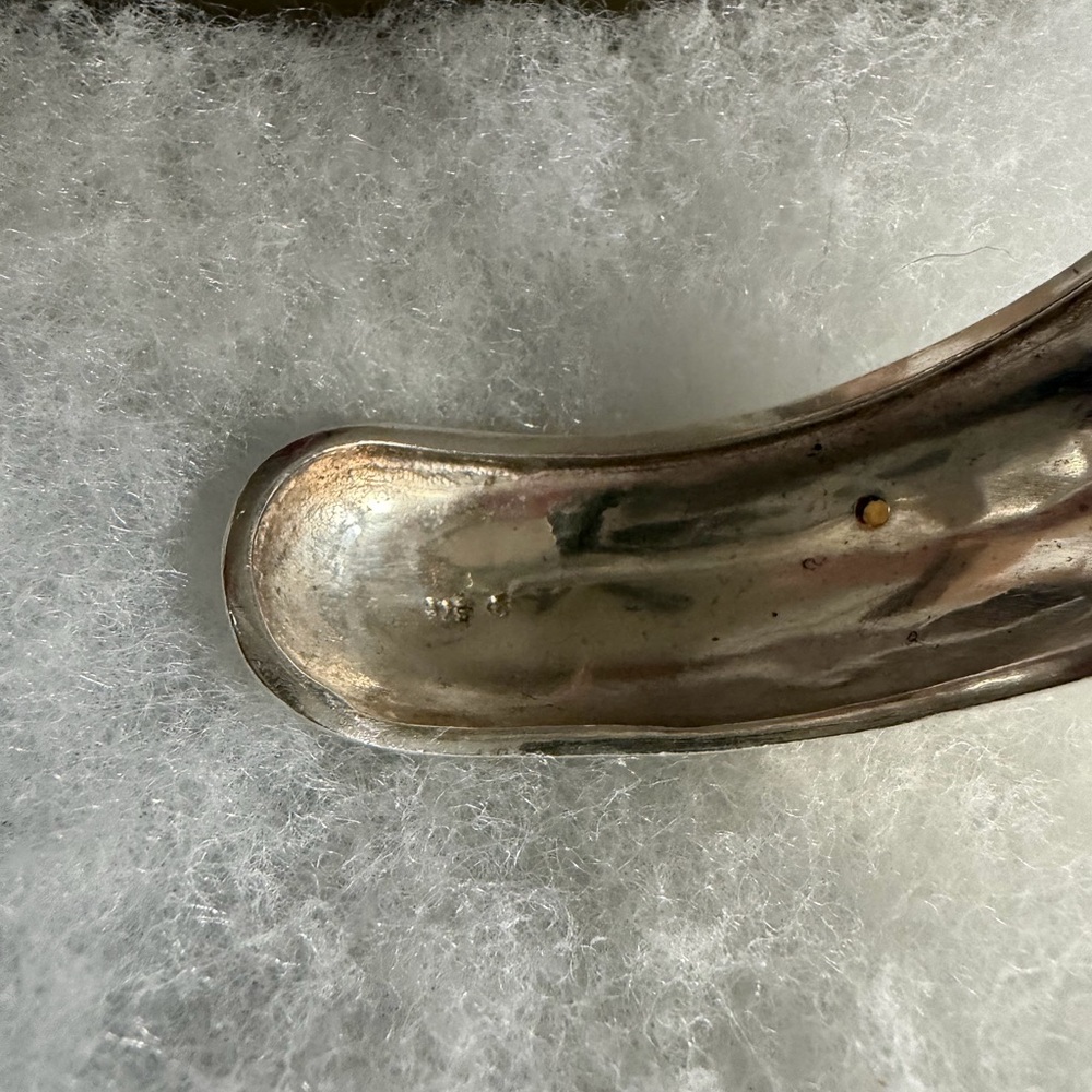 Sterling silver multi gemstone cuff bracelet - Picture 9 of 9